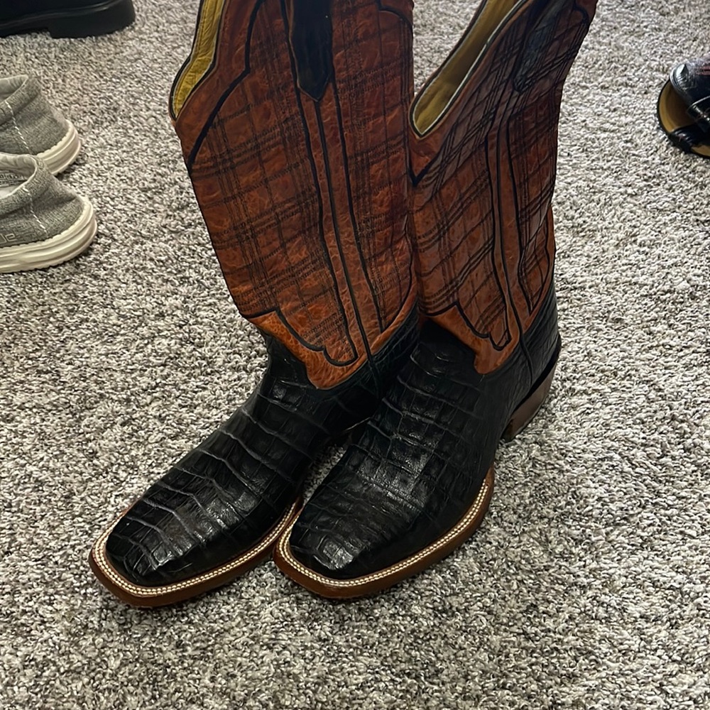Cinch 8B Womens Gator Belly Boots